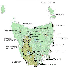 Click here for a enlarged Map of Tasmania National Parks - Courtesy of Parks Tasmania for the promotion of travel to Tasmania Nationals Parks.