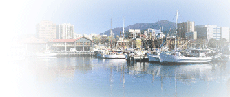 Hobart  with the courtesy - Property of Tourism Tasmania